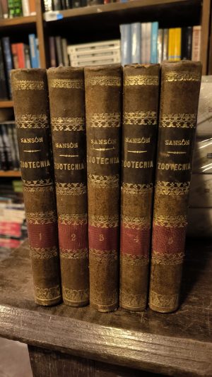 TRATADO DE ZOOTECNIA - (5 TOMOS) - Usado año 1906