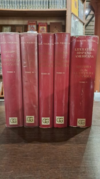 HISTORIA DE LA LITERATURA ESPAÑOLA. 5 TOMOS (USADO)
