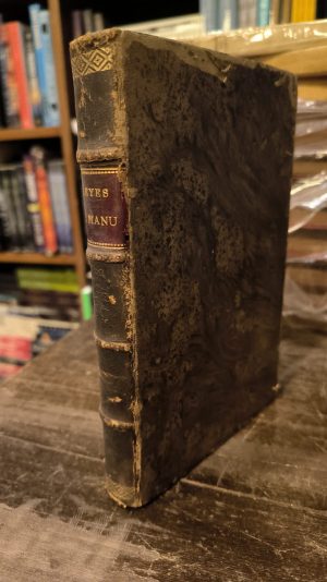 LEYES DE MANU - Usado año 1912