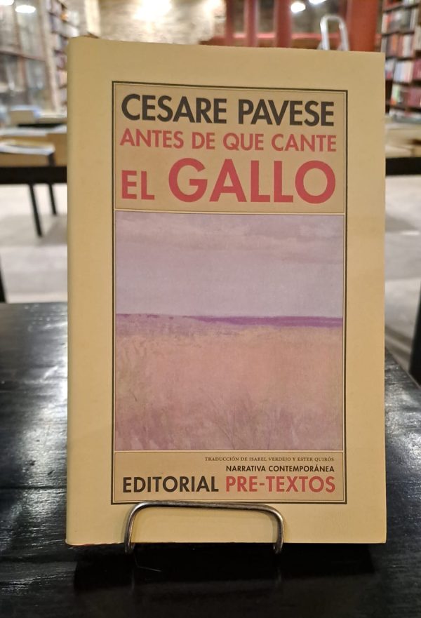 ANTES DE QUE CANTE EL GALLO - USADO EN EXCELENTE ESTADO