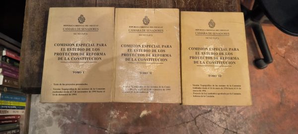 COMISION ESPECIAL PARA EL ESTUDIO DE LOS PROYECTOS DE REFORMA DE LA CONSTITUCION (3 TOMOS)