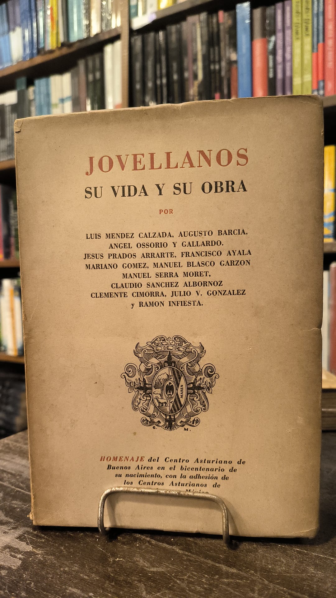 JOVELLANOS SU VIDA Y SU OBRA - USADO AÑO 1945