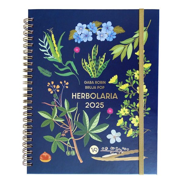 AGENDA 2025 HERBOLARIA - Con rulos y semana a la vista (Datos astrologícos y herbales)