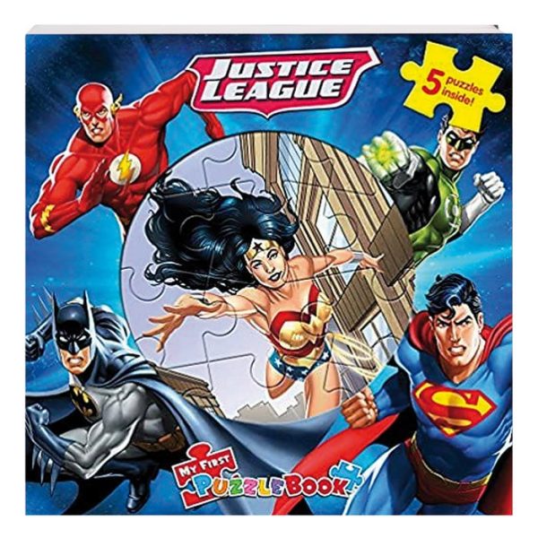 MI PRIMER LIBRO DE ROMPECABEZAS - JUSTICE LEAGUE