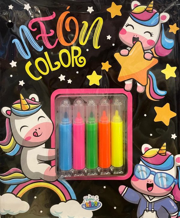 NEON COLOR UNICORNIOS