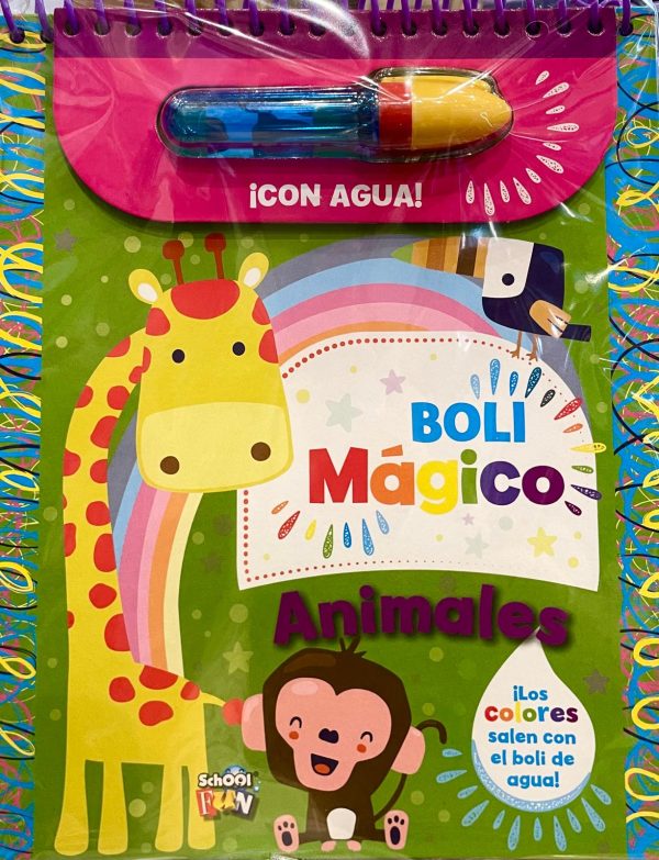 BOLI MAGICO ANIMALES - Los colores salen con el boli de agua