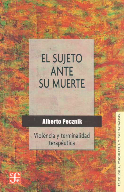 EL SUJETO ANTE SU MUERTE