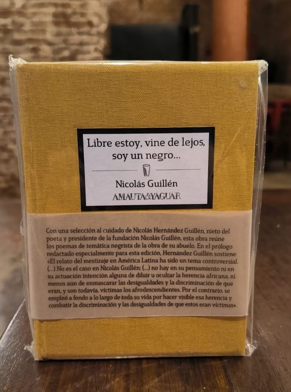 LIBRE ESTOY, VINE DE LEJOS, SOY UN NEGRO...