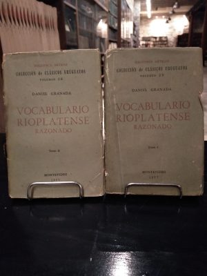 VOCABULARIO RIOPLATENSE RAZONADO - 2 TOMOS - USADO