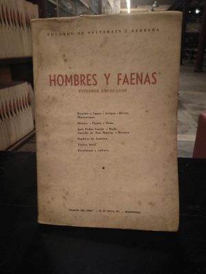 HOMBRES Y FAENAS-ESTUDIOS URUGUAYOS - USADO