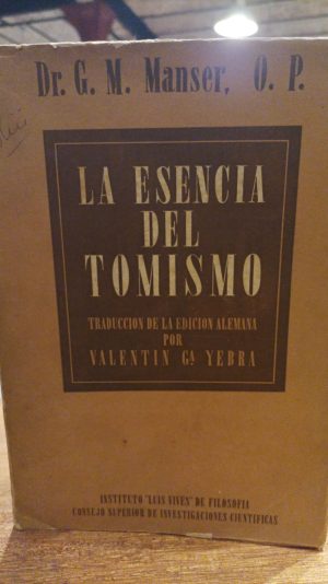 LA ESENCIA DEL TOMISMO