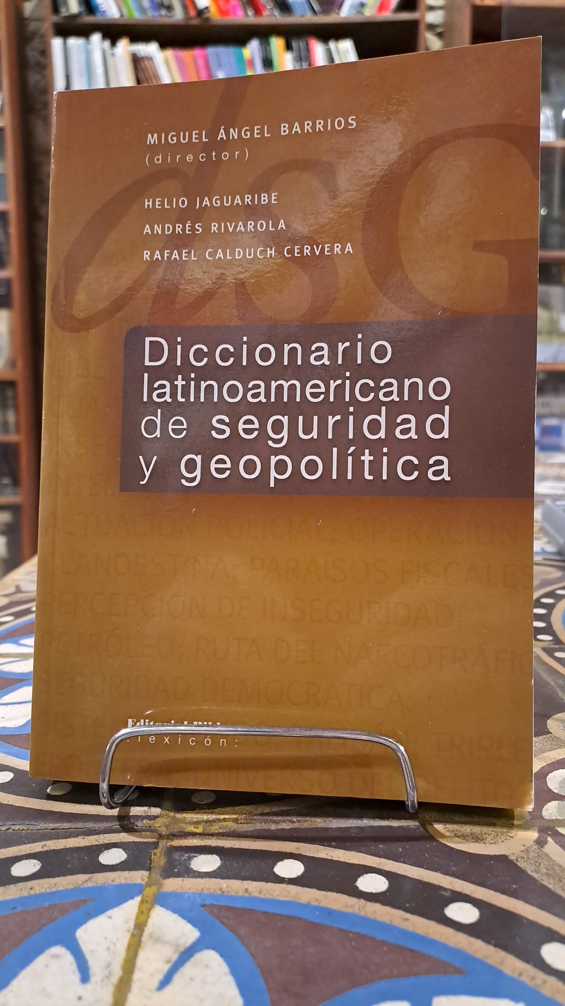 DICCIONARIO LATINOAMERICANO DE SEGURIDAD Y GEOPOLITICA - USADO EN EXCELENTE ESTADO