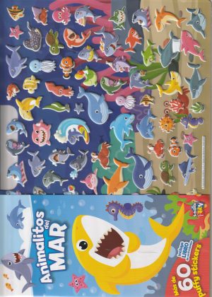 ANIMALITOS DEL MAR - Incluye libro de actividades y mas de 60 puffy stickers