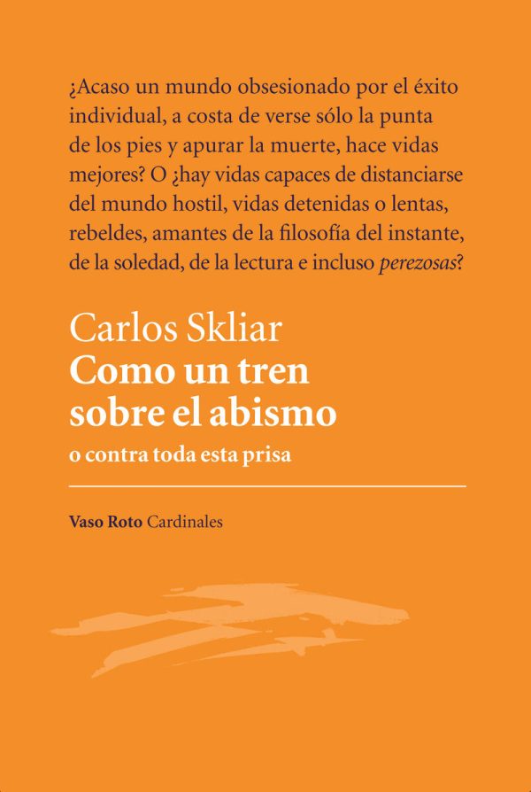 COMO UN TREN SOBRE EL ABISMO O CONTRA TODA ESTA PRISA