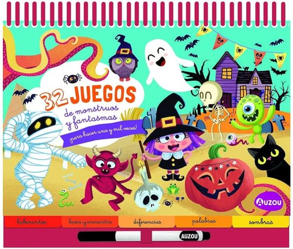 32 JUEGOS DE MONSTRUOS Y FANTASMAS ¡PARA HACER UNA Y MIL VECES!