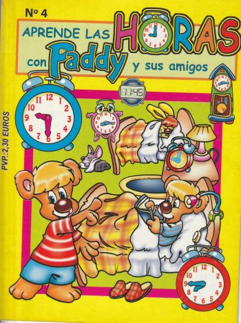 APRENDE LAS HORAS CON PADDY - 4 títulos