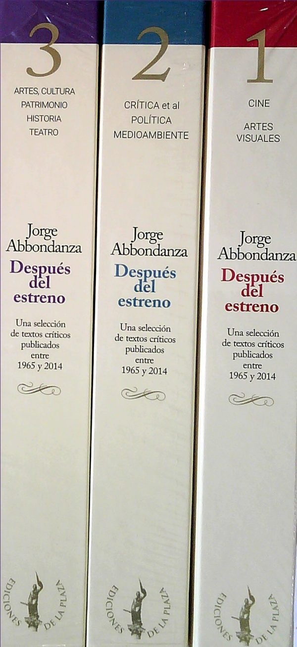 DESPUES DEL ESTRENO - 3 TOMOS