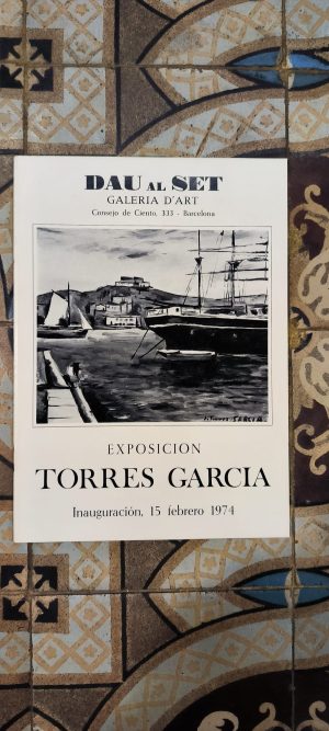 CATÁLOGO EXPOSICION TORRES GARCIA - DAU AL SET 1974
