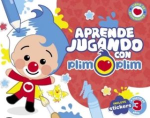 APRENDE JUGANDO CON PLIM PLIM - LIBRO DE ACTIVIDADES / INCLUYE STICKERS (A PARTIR DE 3)