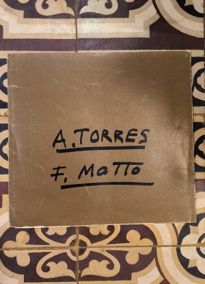 A. TORRES / F. MATTO - FOLLETO EXPOSICION SALA MONZON (1974)