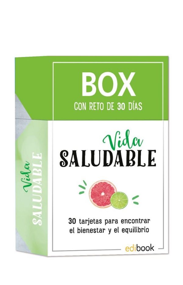 VIDA SALUDABLE - CAJITA CON RETO DE 30 DIAS -30 TARJETAS