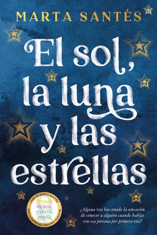 EL SOL, LA LUNA Y LAS ESTRELLAS - DORADO, VIOLETA Y VERDE MENTA II