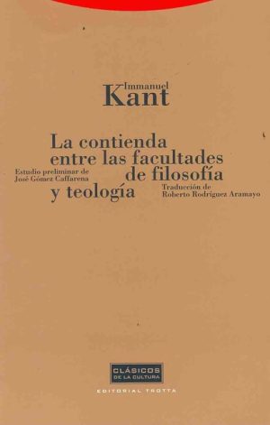 LA CONTIENDA ENTRE LAS FACULTADES DE FILOSOFÍA Y TEOLOGÍA