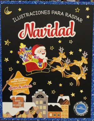 NAVIDAD. Ilustraciones para raspar