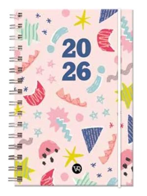 AGENDA 2026 CHICAS - ESTRELLAS (ANILLADA)