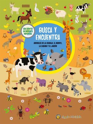 BUSCA Y ENCUENTRA - Animales de la granja, la selva, la sábana y el jardín