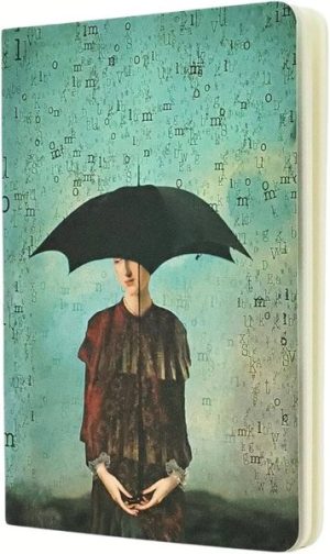 LIBRETA LLUVIA DE LETRAS - A5 LISO