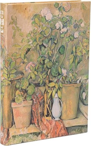 CEZANNE S TERRACOTTA POTS AND FLOWERS. MIDI RENGLONES TAPA DURA
