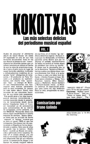KOKOTXAS VOL. I -  Las más selectas delicias del periodismo musical español