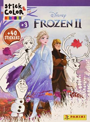 FROZEN II- O REINO DO GELO - STICK & COLOR (+ 40 STICKERS)