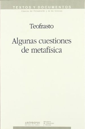 ALGUNAS CUESTIONES METAFISICA