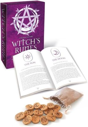 WITCH'S RUNES - 13 magickal symbols for divination (Libro + 13 runas)