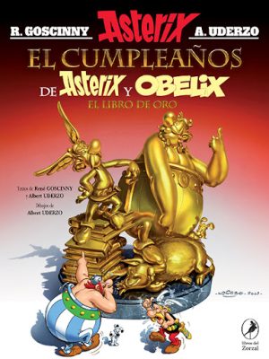 ASTERIX 34 - EL CUMPLEAÑOS DE ASTERIX Y OBELIX EL LIBRO DE ORO.