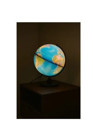 GLOBO TERRAQUEO - 25CM BASE PLASTICO CON LUZ