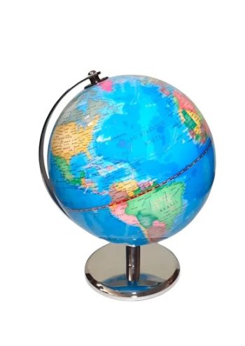 GLOBO TERRAQUEO - 20CM BASE METAL
