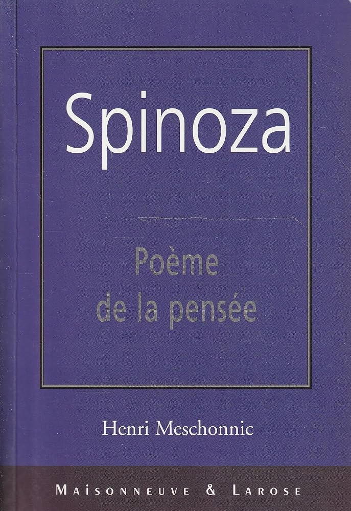SPINOZA: POEME DE LA PENSEE