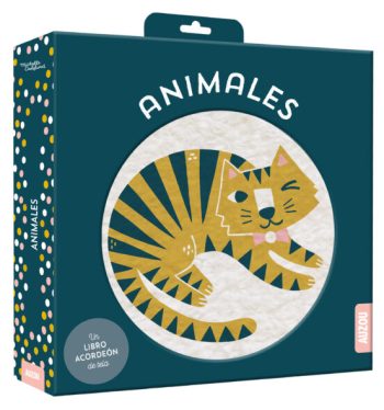LIBRO ACORDEON DE TELA. ANIMALES