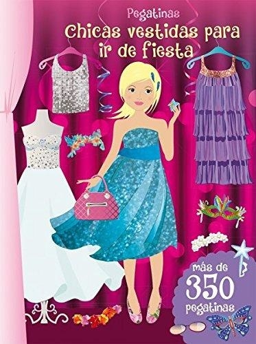 PEGATINAS. CHICAS VESTIDAS PARA IR DE FIESTA.