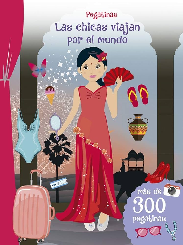 PEGATINAS, LAS CHICAS VIAJAN POR EL MUNDO