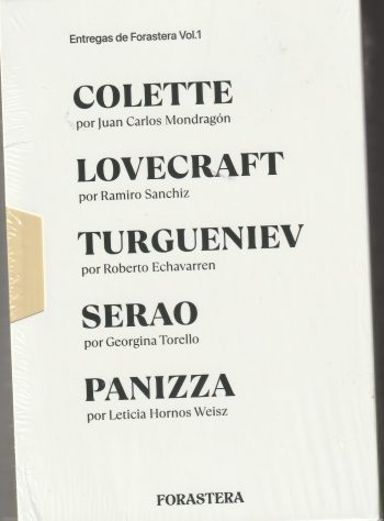 PACK COLETTE, LOVECRAFT, TURGUENIEV, SERAO, PANZZA (La dama del fotografo / Los sueños en la casa de la bruja / Nudo de nobles / Juego de paciencia / La fabrica de humanos)