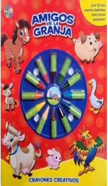 CRAYONES CREATIVOS - AMIGOS DE LA GRANJA