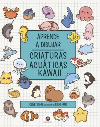 APRENDE A DIBUJAR CRIATURAS ACUÁTICAS KAWAII