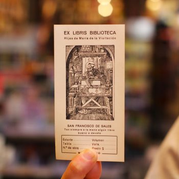 EX LIBRIS BIBLIOTECA HIJAS DE MARIA DE LA VISITACION