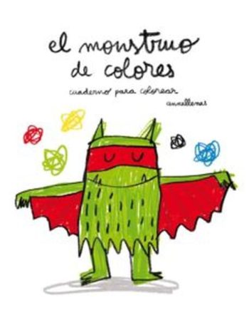 MONSTRUO DE LOS COLORES - CUADERNO PARA COLOREAR