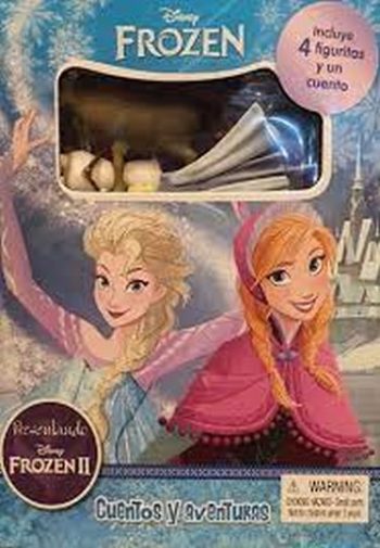 CUENTOS Y AVENTURAS - FROZEN - 4 FIGURAS Y UN CUENTO