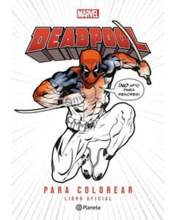 DEADPOOL PARA COLOREAR